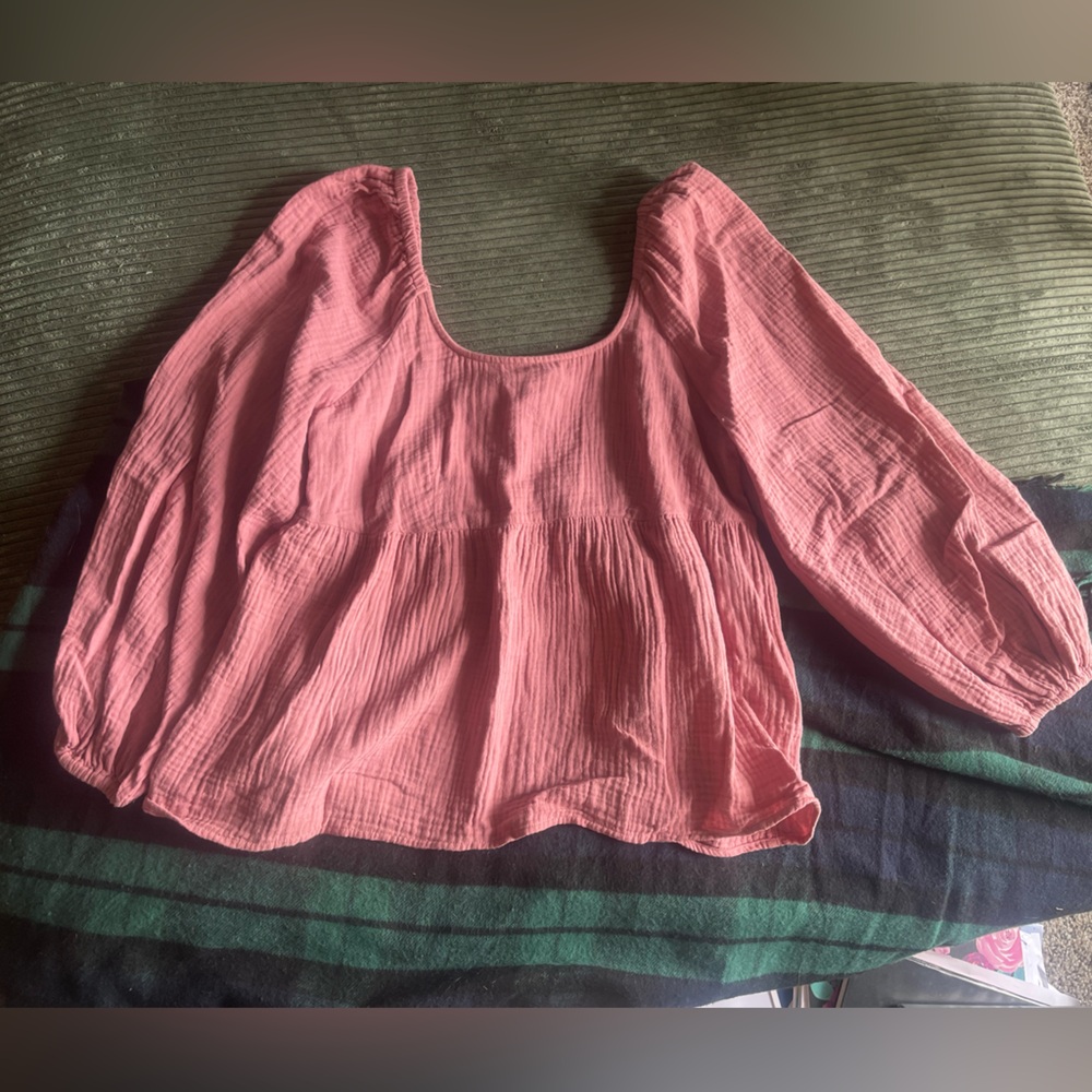 Pink blouse